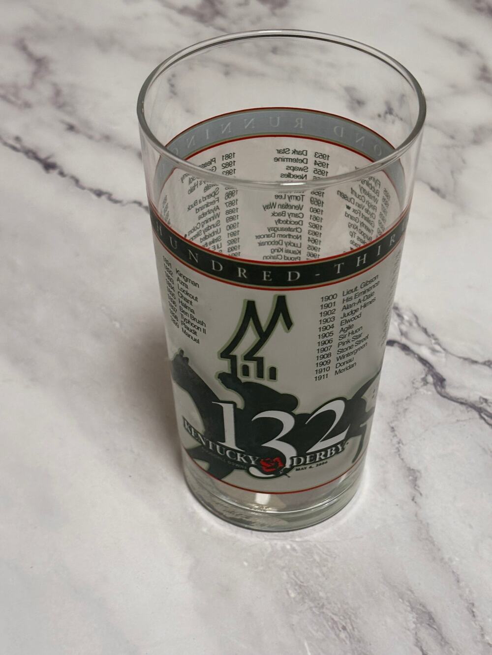 2006 Kentucky Derby Official 132 Churchill Downs Vintage Julep Glass Louisville